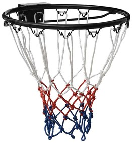 vidaXL Coș de baschet, negru, 39 cm, oțel