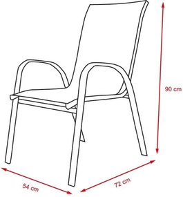 Set mobilier de grădină 5 piese VIKING L + RAMADA/ALINA
