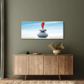 Tablou -Echilibru cu pietre (120x50 cm)