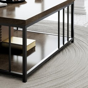 Măsuță de cafea Zenn Walnut and Black