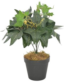 Planta artificiala iedera cu ghiveci, verde, 45 cm