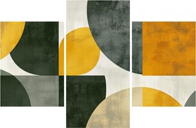 Tablou - Abstracție în culoare de măslin (90x60 cm)