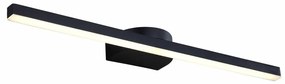 Aplica de perete LED pentru oglinda sau tablou ARVI negru 12W