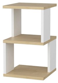 Măsuță de noptieră Carter Oak White