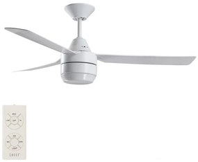 Ventilator de tavan BAYSIDE 213016 CALYPSO 1xGX53/45W/230V alb + telecomandă