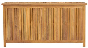 318732 vidaXL Cutie de grădină, 114x50x58 cm, lemn masiv de tec