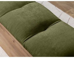 Bancă verde/în culoare naturală Kumo – Bobochic Paris