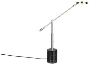 Veioză neagră-argintie LED (înălțime 65 cm) Fiore – Trio Select