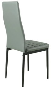 Set de masă Verna 4+1 gri-negru