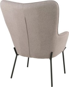 Fotoliu Glasgow, piatră, picioare negre