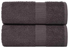 vidaXL Prosoape de baie 2 buc. FROGN antracit 30x30 cm 100% bumbac