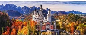PUZZLE PANORAMA CASTEL NEUSCHWANSTEIN 1000 PIESE DESIGN NOU - RAVENSBURGER (RVSPA00445)