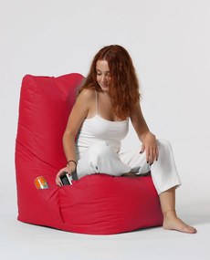 Fotoliu puf pentru grădină Diamond - Red