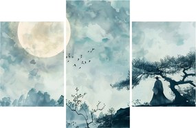 Tablou - Pictură cu lună plină (90x60 cm)