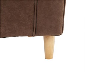 Fotoliu, textil maro, CHARLOT
