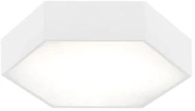 Plafoniera LED moderna design hexagonal ARIZONA 22,5W alba