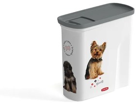 Recipient alb pentru hrană de câini Curver, 2 l