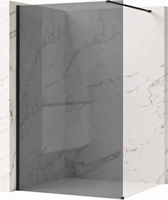 Paravan de dus Rea Flexi Grey / Black 120