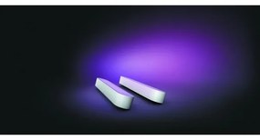 Philips - Set 2x lampă de birou LED RGB Hue AMBIANCE dimabilă LED/6W/230V albă