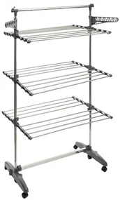 Uscator rufe Nubie Plus, inox, 24 metri, 170 x 66 x 153 cm