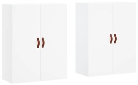 3195595 vidaXL Dulapuri cu montaj pe perete, 2 buc, alb, 69,5x34x90 cm