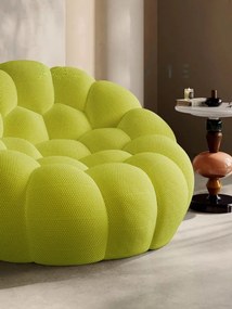 Fotoliu Bubble Ball (Fagure) din spumă cu memorie HD – design modern și confort premium (Culoare: Rosu)