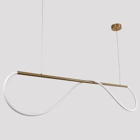 Candelabru LED suspendat pe cablu MELECA LED/36W/230V 3000/4000/6000K 160 cm auriu