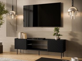 Dulap TV Grotzi 180 2D EF (Negru) . 1106224