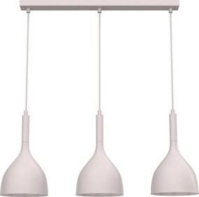 Lustră pe cablu NOAK 3xE27/15W/230V crem