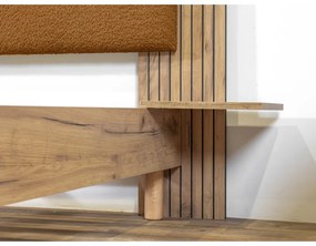 Pat matrimonial cu somieră 140x190 cm Lior – Bobochic Paris