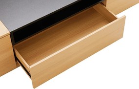 Comoda TV LOFT 160cm natur/ negru