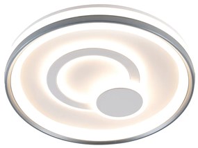 Plafonieră de design albă, cu LED integrat reglabil în 3 trepte - Minelli