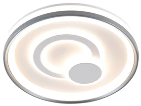 Plafonieră de design albă, cu LED integrat reglabil în 3 trepte - Minelli