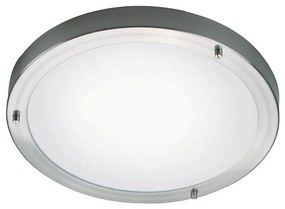 Nordlux ANCONA - Plafonieră pentru baie, 2 x E27, 40W, 230V, IP43, Ø 31,5 cm, crom mat