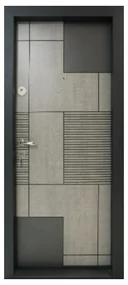 Usa metalica de apartament cu izolatie si vizor Novo Doors First Class NDS17, Deschidere Stanga Dreapta, Dimensiune 200X88 cm, Tabla 1.2 mm, Kit