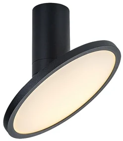 Plafoniera LED din metal negru reglabila Ovidia