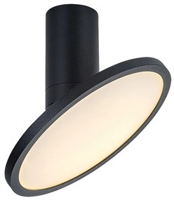 Plafoniera LED din metal negru reglabila Ovidia