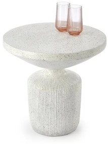 Masuta de cafea Giza alba - H53 cm