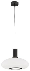 Lustra / Pendul design modern SAGUNTO 30cm, negru