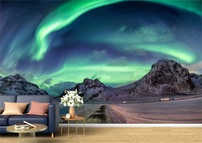 Tapet Premium Canvas - Aurora Boreala 1
