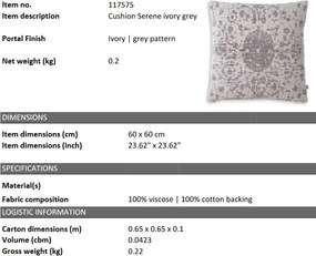 Perna decorativa design LUX Serene 60x60cm