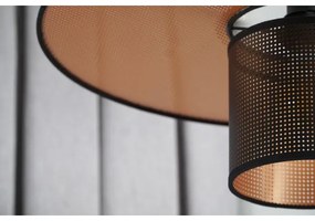 Lustră aplicată TOKYO Duolla SHINY 1xE27/15W/230V d. 50 cm negru/cupru