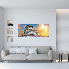 Tablou - Castelul Osaka (120x50 cm)