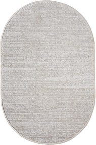 Covor JASMINE, 100x150 cm, forma ovala, poliester, crem, 1452