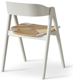 Scaun din lemn de fag și șezut din ratan Findahl by Hammel Mette, bej