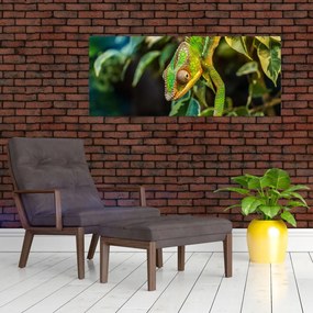 Tablou cu cameleon (120x50 cm)