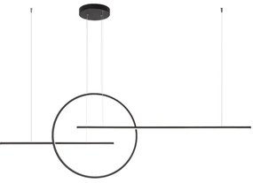 Lustră LED dimabilă pe cablu Redo 01-1737 GIOTTO LED/56W/230V negru