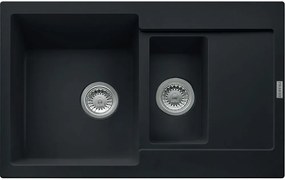 Franke Maris chiuvetă din granit 78x50 cm negru 114.0675.991