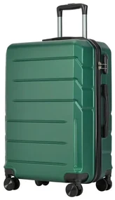 BONTOUR „SPINNER” Valisă medie rulanta cu două roți cu blocare TSA, verde