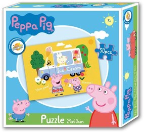 Purcelușa Peppa puzzle 50 buc